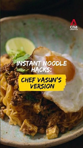 Instant noodle dish by Masterchef Singapore's Chef Vasun