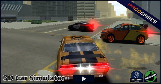 3D Car Simulator - Jouer gratuitement à PacoGames.com!