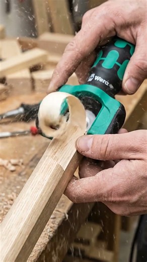 Wera Tool Magic 🔥 Perfect Wood Shaving in Seconds! #tools #woodworking