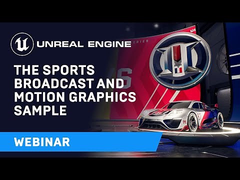 Explore The Sports Broadcast and Motion Graphics Sample | Webinar