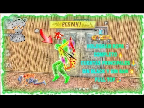 HOLOGRAMA🥵 PERSONAJES+ARMAS💀 FF DE LA PLASTORE😈 CUENTAS PRINCIPALES👀 SIN RIESGO DE BAN NI DE BLACK🥶