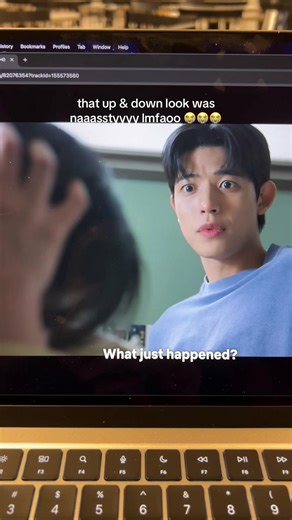 and he just a lost puppy 😭😭😭 #notailtotell #kdrama #kimhyeyoon #parksolomon