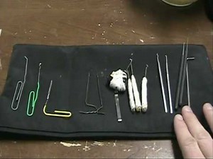 Homemade lock picks