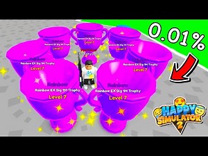 Happy Simulator 2 💣 المتابعين كسبو التحدى وكريبتز ادانى اقوى بتات رينبو فى اللعبة