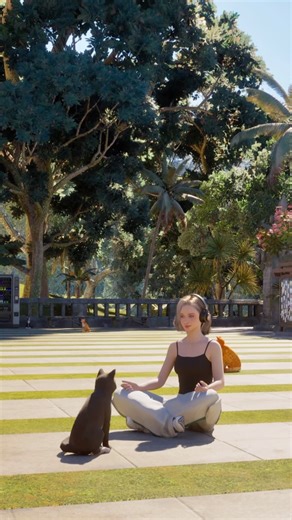 inZOI | Pause. Breathe. Meow.🐾 #InternationalCatDay Find peace in Cahaya, where puuurfect little friends are waiting for you.🐱 We’re also hosting... | Instagram