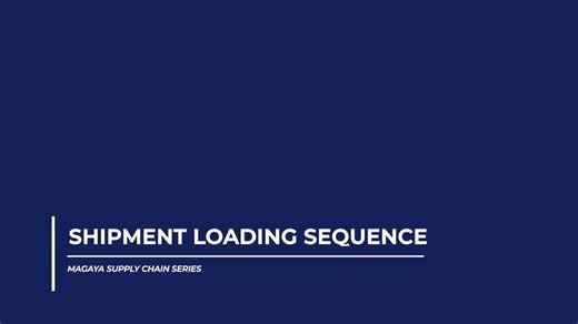 Shipment Loading Sequence