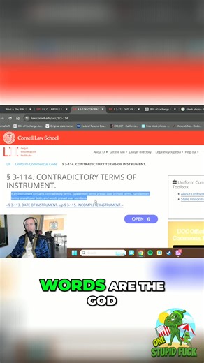 Handwritten Words Rule Negotiable Instruments: Legal Hack! See the full show that this clip comes from at: https://www.youtube.com/watch?v=sf3YoYHujU4 Sign up for the entire free Contract Killer Course at: https://onestupidfuck.com/contractkillercourse Did you know handwritten words on a bill can legally change the due date? Words trump numbers, and handwritten words reign supreme. Imagine rewriting your bill's contract with a simple pen stroke. It's technically very interesting and empowering! 