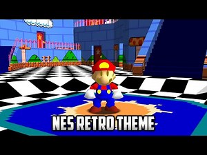 ⭐ Super Mario 64 PC Port - NES Retro Theme Texture Pack