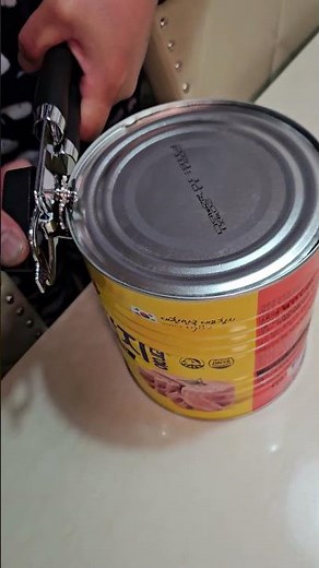 쌤이 대용량 참치 캔 따는 방법 알려줄게, 도구만 있으면 아주 쉽게 딸수 있어