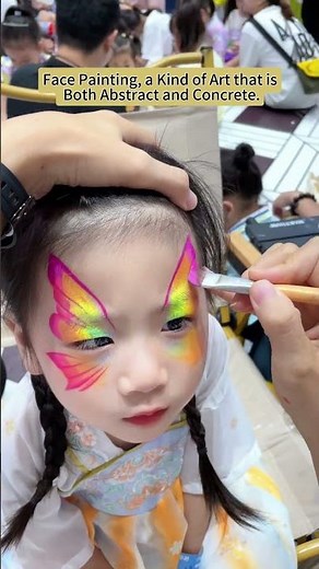 🌸 Beautiful face painting tutorial #art #painting #face painting #face art