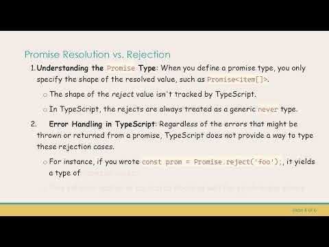 Understanding the Promise Type in TypeScript: Do You Need to Specify Error Types?