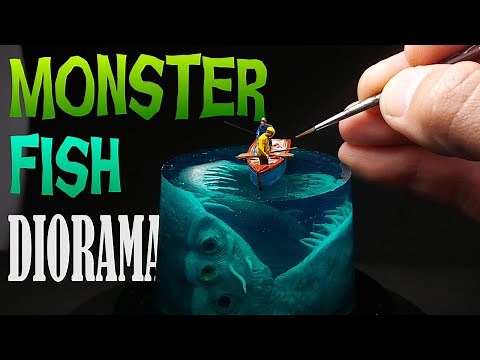 I Made a Terrifying Monster Fish Diorama!