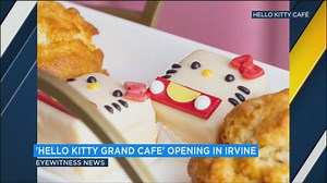 21K views · 261 reactions | A SANRIO SURPRISE! A Hello Kitty Grand Café will open next week at the Irvine Spectrum Center! | ABC7 Morning Show | Facebook