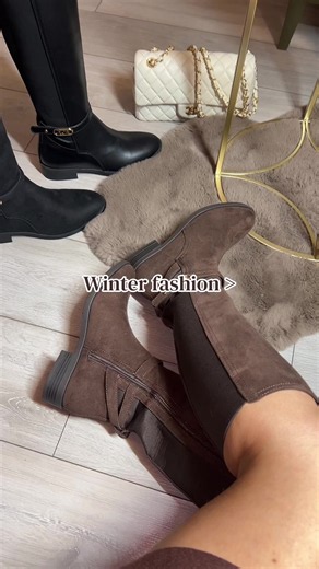 Stylish Brown Knee High Boots for Winter Fashion 🐻👢🤎