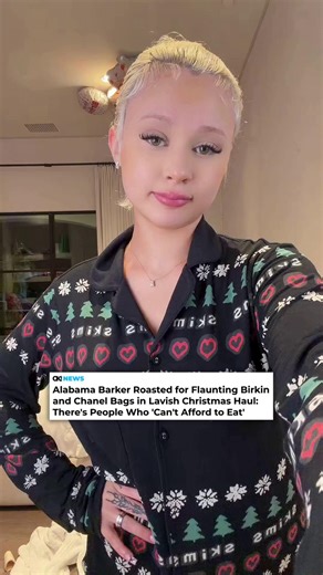 The internet had thoughts after Alabama Barker revealed nearly $200K worth of Christmas presents. Link below to see what everyone is saying. (📸: TIKTOK) https://okmagazine.com/p/alabama-barker-roasted-flaunting-birkin-chanel-bags-christmas-haul/ | OK! Magazine