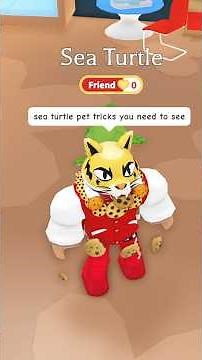 Sea Turtle Pet Tricks You NEED TO SEE! #adoptme #adoptmeshorts #adoptmeupdate #roblox