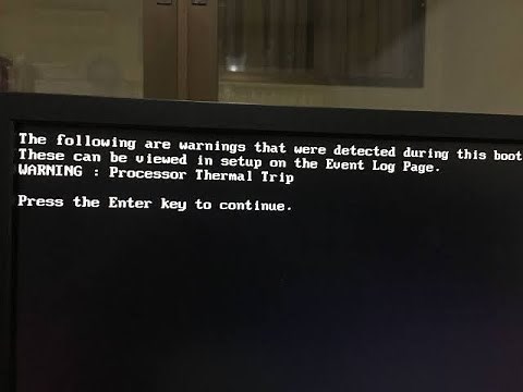 Processor Thermal Trip Error [FIX] Processor overheat fix | step by step | 100% work |