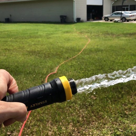 3.7K views | Checked out the @stanleytools Fatmax 100ft 5/8” Pro Grade “hot water safe” hose. Has to be rated for high temps to use outdoors in Florida! Also claims 500psi burst strength. Seems well made. Love the one-handed twist collar couplings. It will kink but not permanently. Anyone else use hoses this long? #tools #landscaping #gardening #concrete #waterhose #gardenhose #garden | Pro Tool Reviews | Facebook