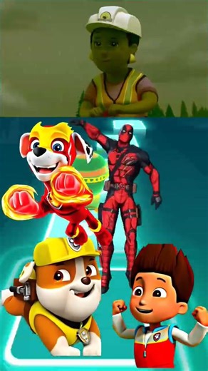 😂😍Paw 🐾 Patrol- 🆚 Owlette 🆚 Gekko X Dance Song #tileshopedmrush #pjmaskschinese