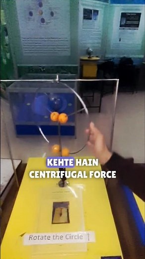 Centrifugal Force Best Demonstration & Explanation & Animation | Professor of Science