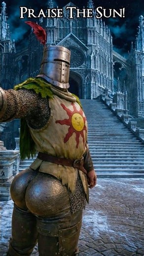 Solaire's Iconic Moments but Make it Uncomfortable #darksouls #meme #shorts
