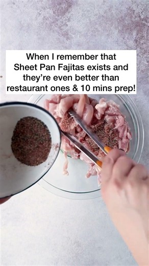 Somehow these fajitas taste better than restaurant & only take 10 mins to prep