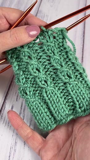 Mock Cable Ribbing: Easy Knitting Technique