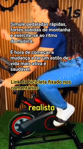Bicicleta Ergométrica Fitness Para Cardio E Musculação 6kg Inercia Com Base Cor Preto E Vermelho