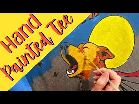 Hand Paint T-Shirts With Custom Designs - No Experience Needed