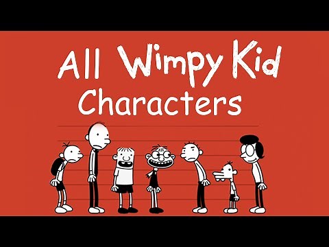 DRAWING ALL DIARY OF A WIMPY KID MAIN CHARACTERS - CHALLENGE BY DORIAN