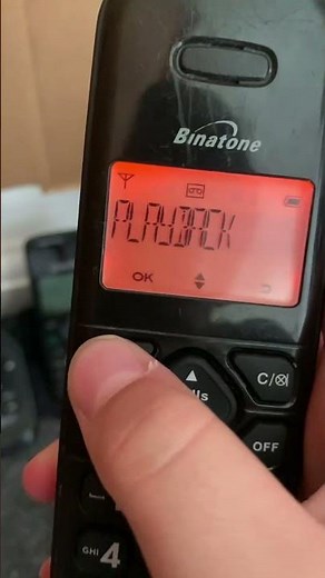 Binatone Symphony 3325 answer machine (answer off)