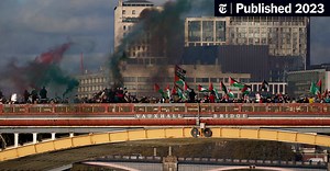Major Pro-Palestinian March Staged in London as Police Ramp Up Security (Published 2023)