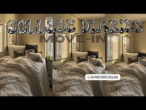 COLLEGE MOVE-IN DAY 202 (5hr drive, packing,move in, alfred state college)