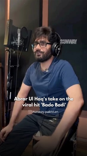 Jumping on the Bado Badi craze, Pakistani pop and bhangra singer Abrar Ul Haq released his version of the popular song that went viral, Bado Badi, which Chahat Fateh Ali Khan recently covered. He was asked to sing the popular viral song in his own voice by a well-known Tiktoker Sid (Mr.Rapper). #runwaypakistan #runwayadvertisingpakistan #runwayreels #abrarulhaq #chahatfateh #sidrapper #badobadi #viralpage | RUNWAY PAKISTAN