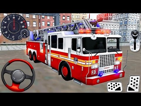 Truck Pemadam Kebakaran Panjang Padamkan Api Besar - Mobil Balap Simulator Android Gameplay