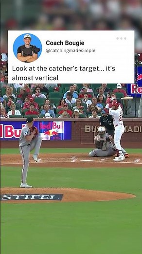 Toe hang in the big leagues #baseball #softball #catchers #catchingmadesimple