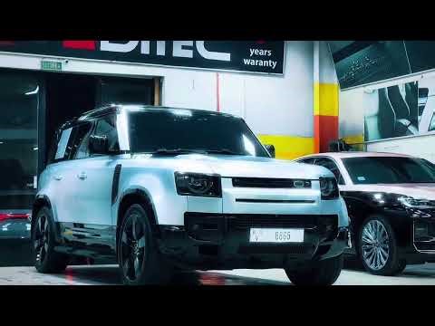 Defender Color wrap #ditecsharjah #wrap #colorwrap #wrapworld 