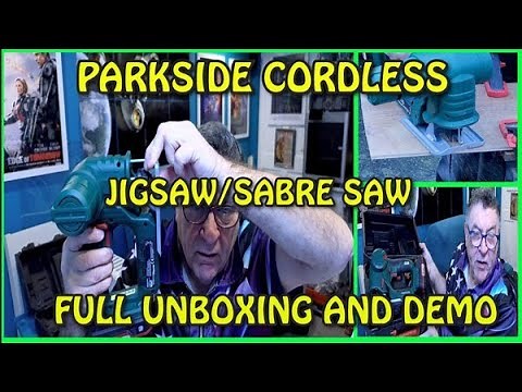 Parkside (Lidl) Cordless Jigsaw & Sabre Saw Full Unboxing, Review & Demo