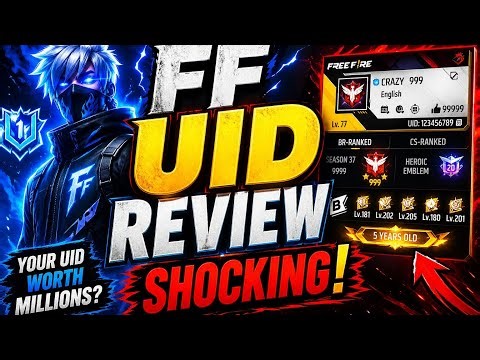 🔥 Free Fire UID Check Live | Shocking UID Review 😱 | Pro Players ID Checkfree fire uid check liveff
