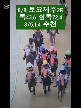 #경마예상#토요경마#그분이 오셨다!