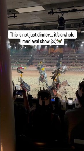 This Is Not Just Dinner… It’s a Whole Medieval Show ⚔️🐎