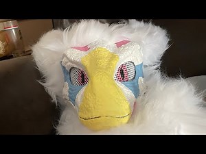 How To Make A Dino Mask Fursuit - Tutorial - ‪@Lyssaaab‬