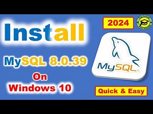 How to install MySQL 8.0.39 Server and Workbench latest version on Windows 10 | Install MySQL
