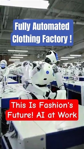 Inside a Fully Unmanned AI Garment Factory!