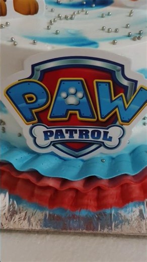 paw patrol cake design. #cake #cakedecorating #birthdaycake #pawpatrolcake #pawpatrol #cakeforkids