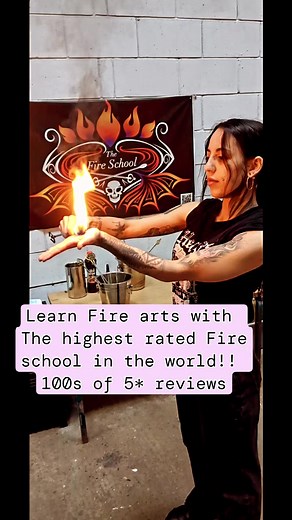 Why choose The Fire School? ❤️‍1st centre for fire arts in UK...