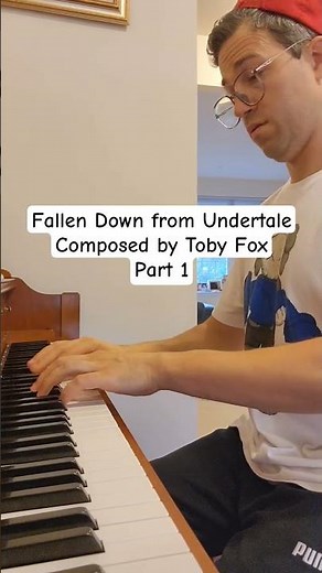 Fallen Down from Undertale by Toby Fox #piano #music #musician #undertale #fallendown #tobyfox