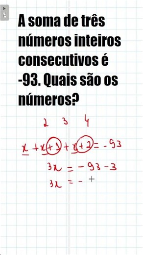 The sum of three consecutive integers is -93. What are the numbers?