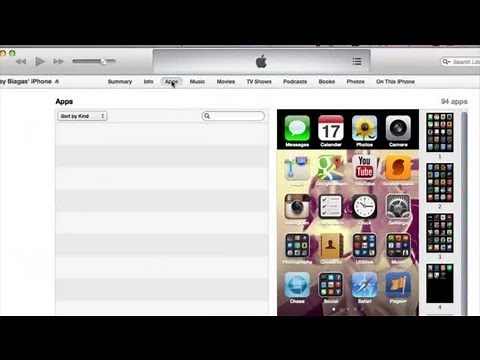 How to Update iPhone Apps Via iTunes : Help With iTunes