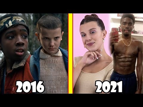 Stranger Things Before and After 2021 (TV Series Stranger Things Cast Then and Now)